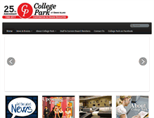 Tablet Screenshot of collegeparkgi.com